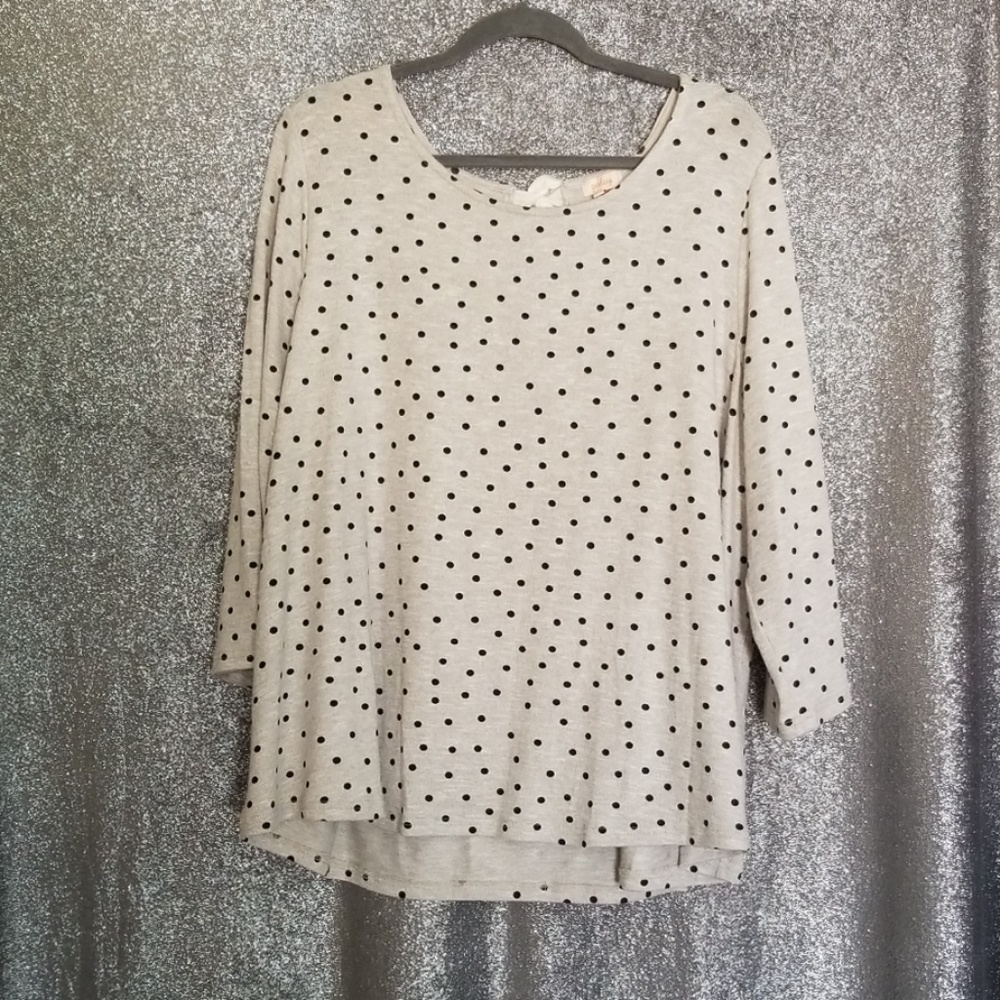 Pixley poka dot sweater 3x